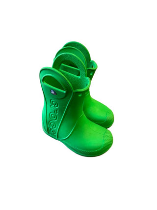 Crocs Green Rainboots, 9 little kid