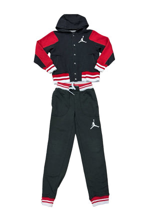 Jordan Shacket sweater and sweatpant set, 8-10 years
