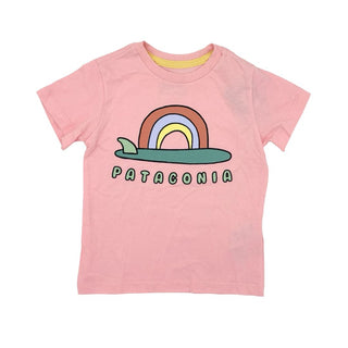 Patagonia new w/tags pink rainbow tshirt, 2 years