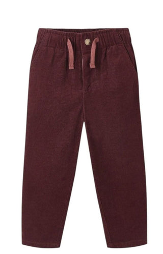 Rylee + Cru Burgundy Corduroy Pants, 6-12 months
