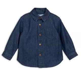 Miles the Label Denim Button-down Shirt, 2 years