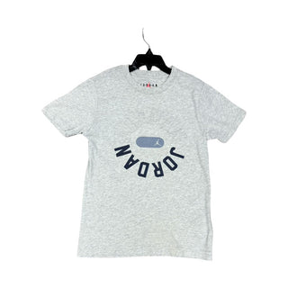 Jordan Grey T-Shirt with Embossed Logo, small