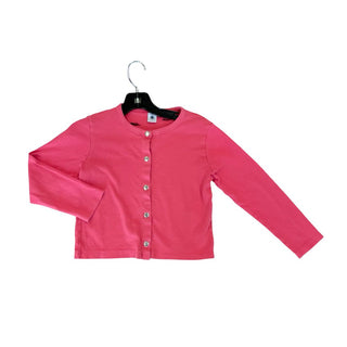 Petit Bateau Red Snap Button Up Cardigan, 6 years