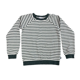 Splendid Green/white stripped crewneck, 7 years