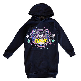 Kenzo Black sweatshirt dress, 10 years