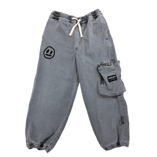 Nununu Grey cargo pants, 6-7 years