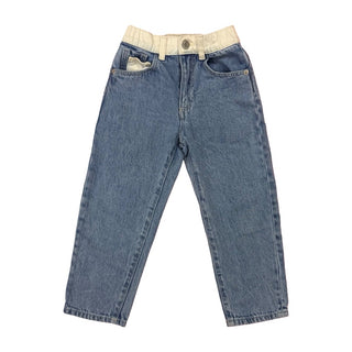 Zara Jeans with white waistband, 5 years