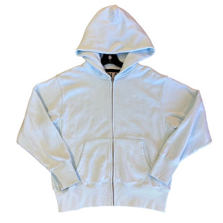 Katie J Baby blue zip up, Youth L