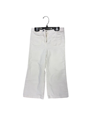 Jacadi White Corduroy Pants, 5 years