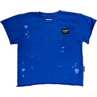 Nununu Blue “human being” graphic tee, 4-5 years