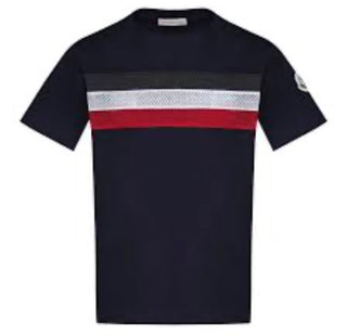 Moncler Navy tshirt with mesh, 14 years