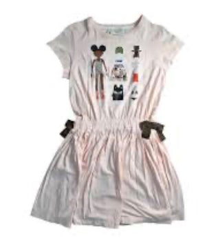 Fendi Pink ruffle sleeve dress, 10 years