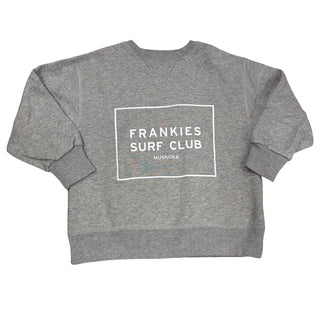 Frankie’s Surf Club Grey crew neck sweatshirt, Youth medium