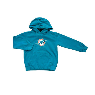 Outer Stuff Turquoise Hooded Dolphins Sweatshirt, 4 years