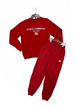 Dolce & Gabbana Red Sweat Set, 11-12 years