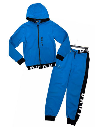 DKNY  Blue and Black Sweatsuit, 12 years