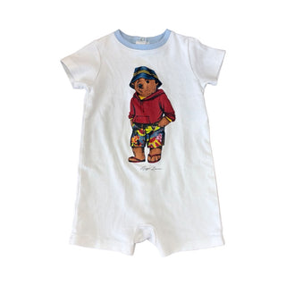 Ralph Lauren Polo bear onesie romper, 6 months