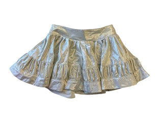 Repetto Shiny Silver Pleated Skirt, 2 years
