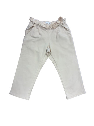 Chloe Cream Pants with Bow Belt Details, 2 years