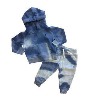 Polo Ralph Lauren Blue tie dye sweatsuit, 2T