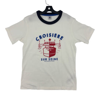 Petit Bateau White seine tshirt, 12 years