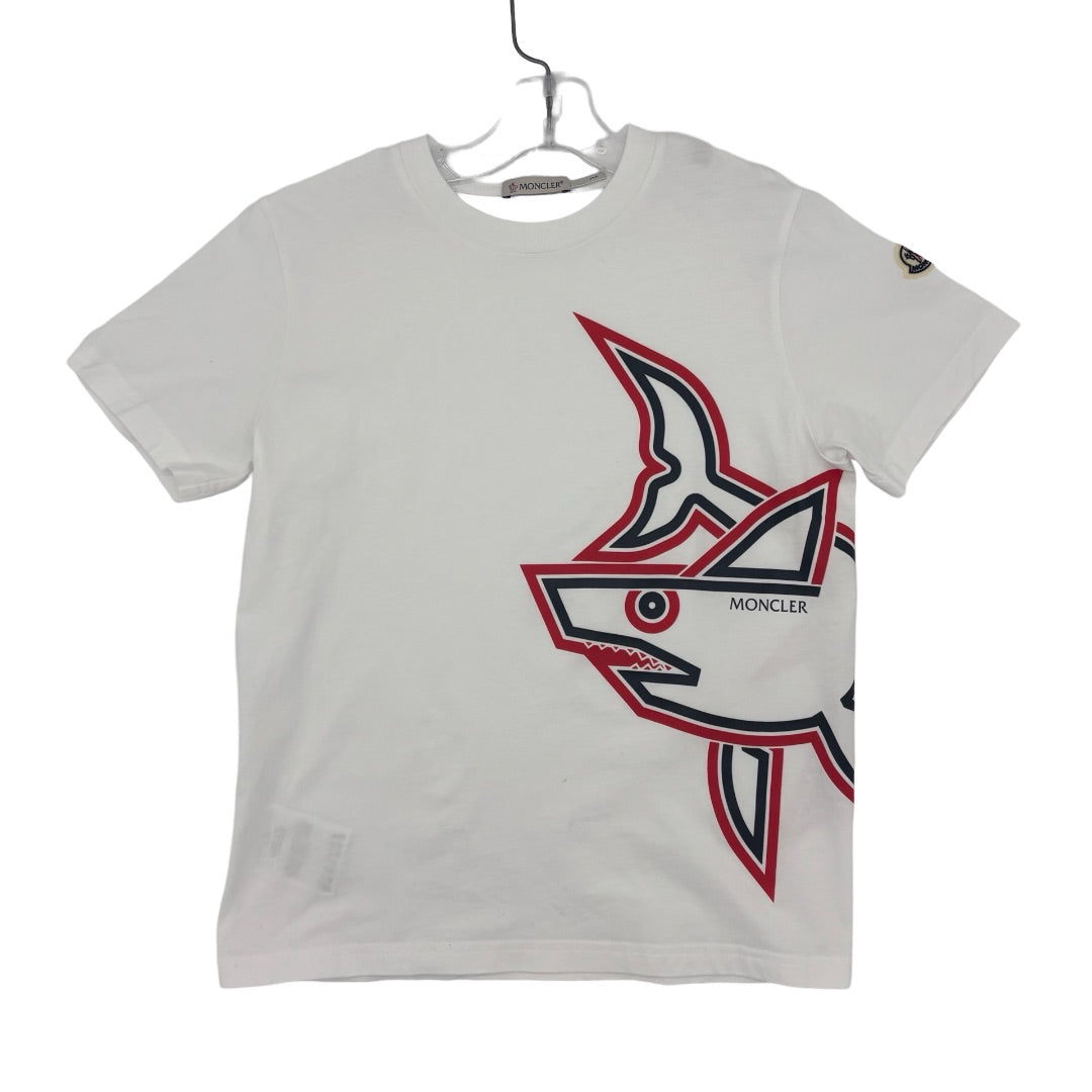 Moncler White shark tshirt, 10 years