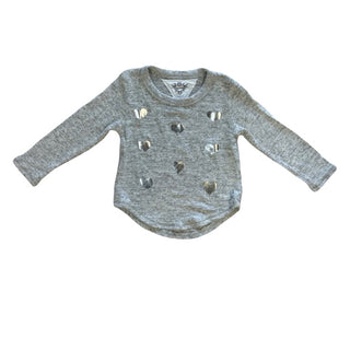 T2 Love New w/tags grey heart long sleeve, 2 years