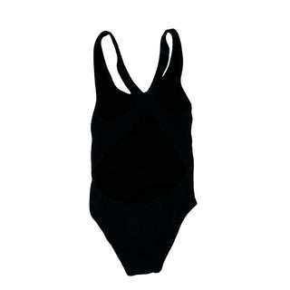 Finger In The Nose black one piece swim suit, 6-7 years