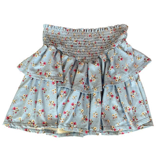Tween Style  Blue floral skirt, 12