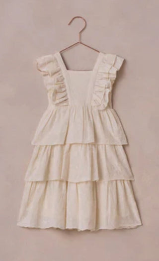 Noralee Tiered Ivory Dress with Eyelet Lace Details, 8 years