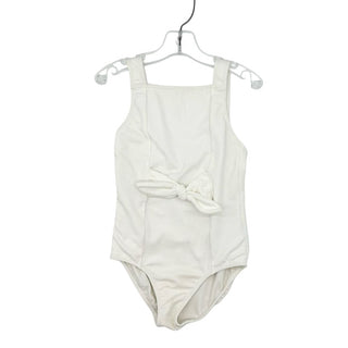 Minnow white tie front one piece swim suit, 5-6 years
