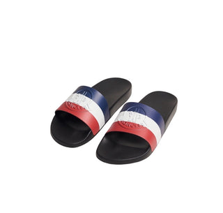 Moncler Red Navy and white slides, 30 EU