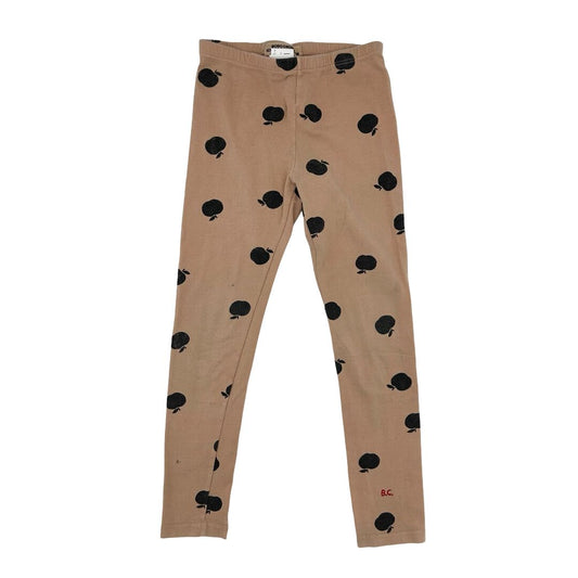 Bobo Choses antique pink apple leggings, 6-7 years