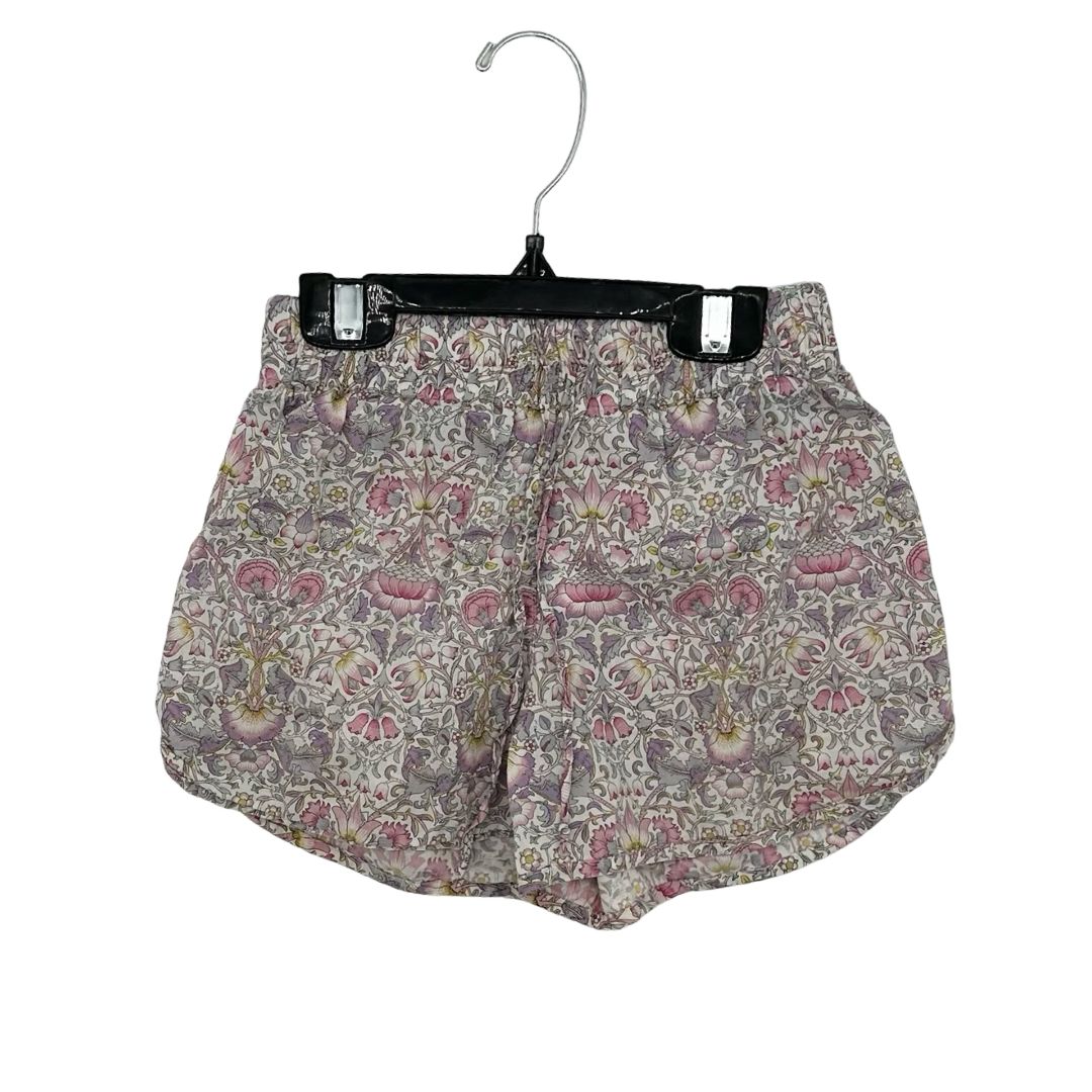 Poppy Rose pink/purple floral shorts, 6 years