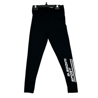 Mini Rodini black workout leggings, 5-7 years