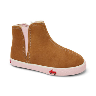 See Kai Run Kassidy Brown Shearling Boot, 8 little kid