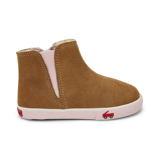 See Kai Run Kassidy Brown Shearling Boot, 1 big kid