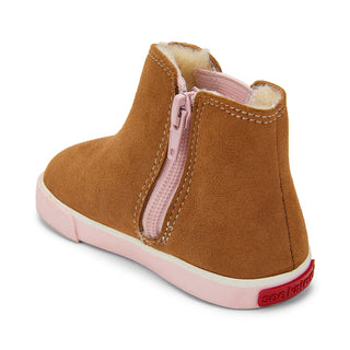See Kai Run Kassidy Brown Shearling Boot, 1 big kid