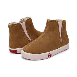 See Kai Run Kassidy Brown Shearling Boot, 8 little kid