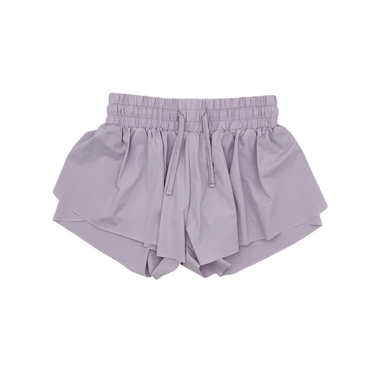 Suzette lavender flyaway shorts, medium (8-10)