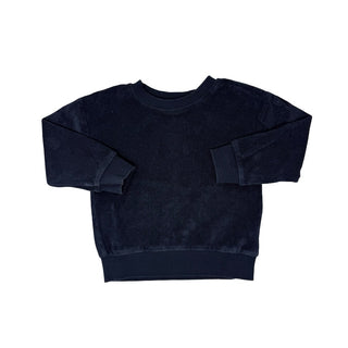 Hux Navy Terry sweater, 2 years