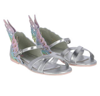 Sophia Webster Mini Sliver butterfly sandals, 24 Eu