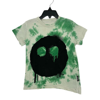 Nununu green tie dye tshirt, 3-4 years