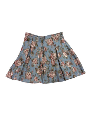 Mayoral blue floral skirt, 7 years