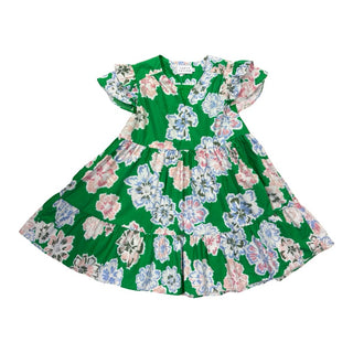 Tanya Taylor green floral dress, medium
