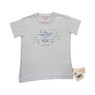 Tiny Cottons white graphic tee - new with tag, 8 years