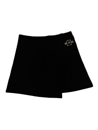 Urban Kids black skirt with gold buckle detail, xs