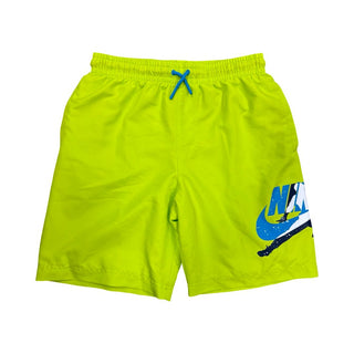 Air Jordan neon yellow swim trunks, M (10-12 years)