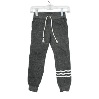 Sol Angeles gey sweatpants w/wear on knee, 6 years