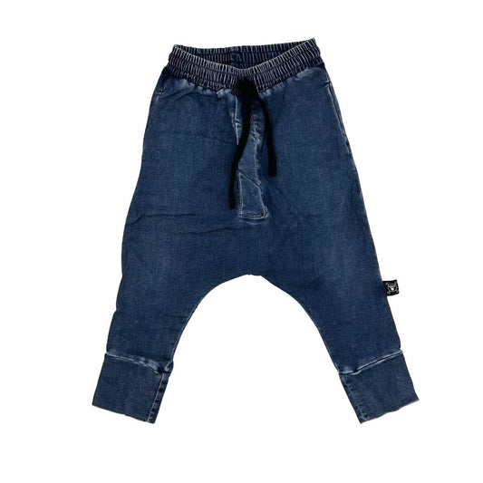 Nununu denim sweat pants, 3-4 years
